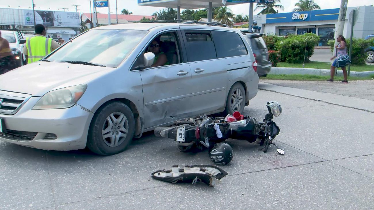 Midday Motorcycle Accident Seriously Injures Father and Child