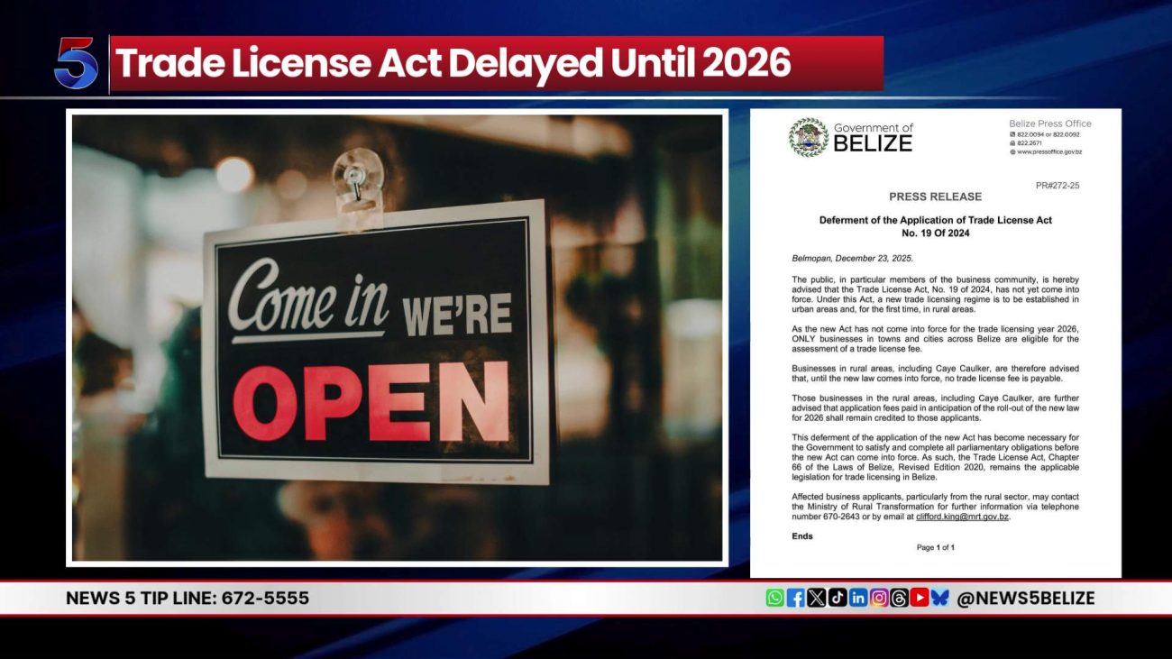Government Defers Trade License Act Rollout