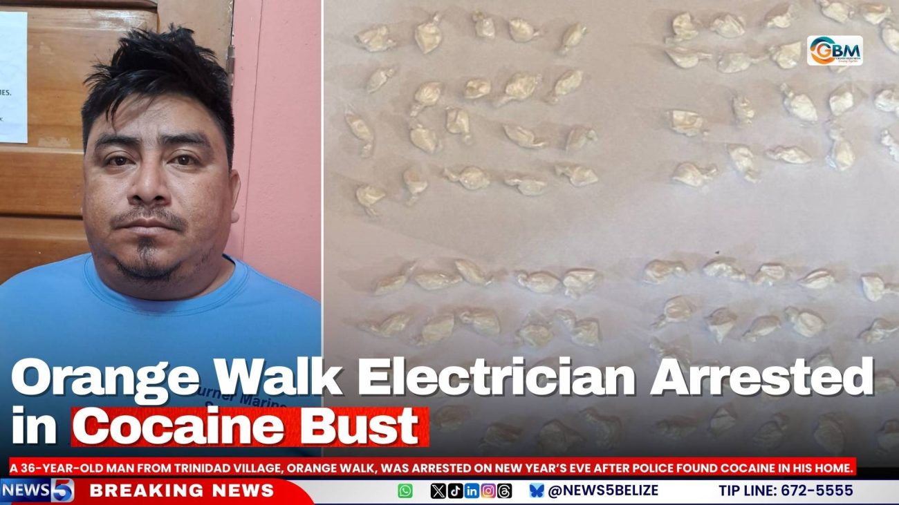 Orange Walk Electrician Arrested in Cocaine Bust