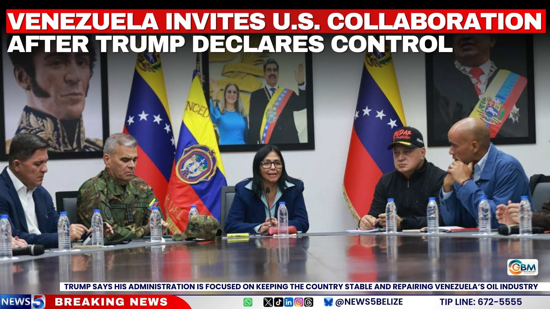 Venezuela Invites U.S. Collaboration After Trump Declares Control