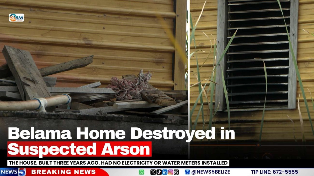 Belama Home Destroyed in Suspected Arson