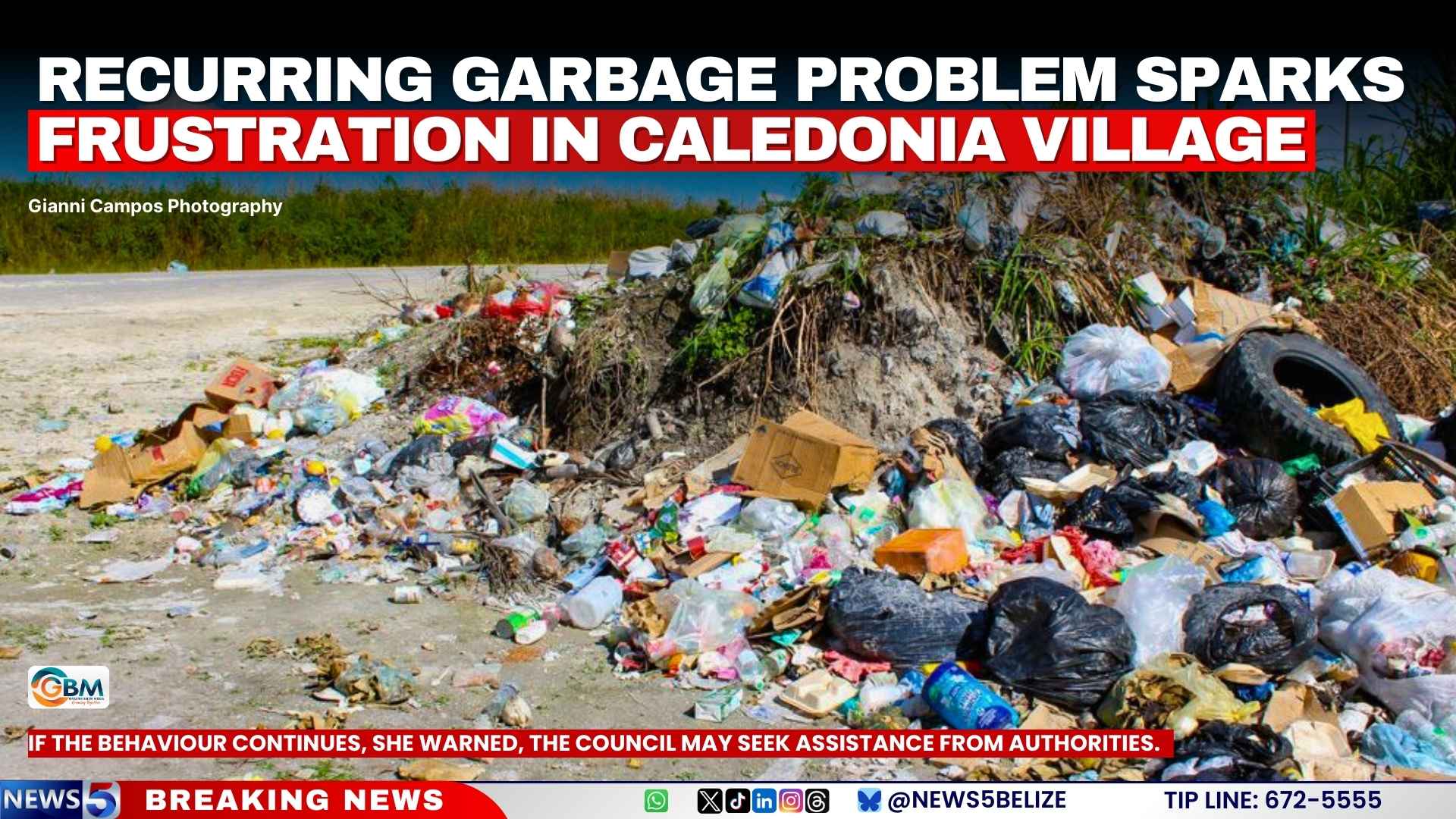 Recurring Garbage Problem Sparks Frustration in Caledonia Village