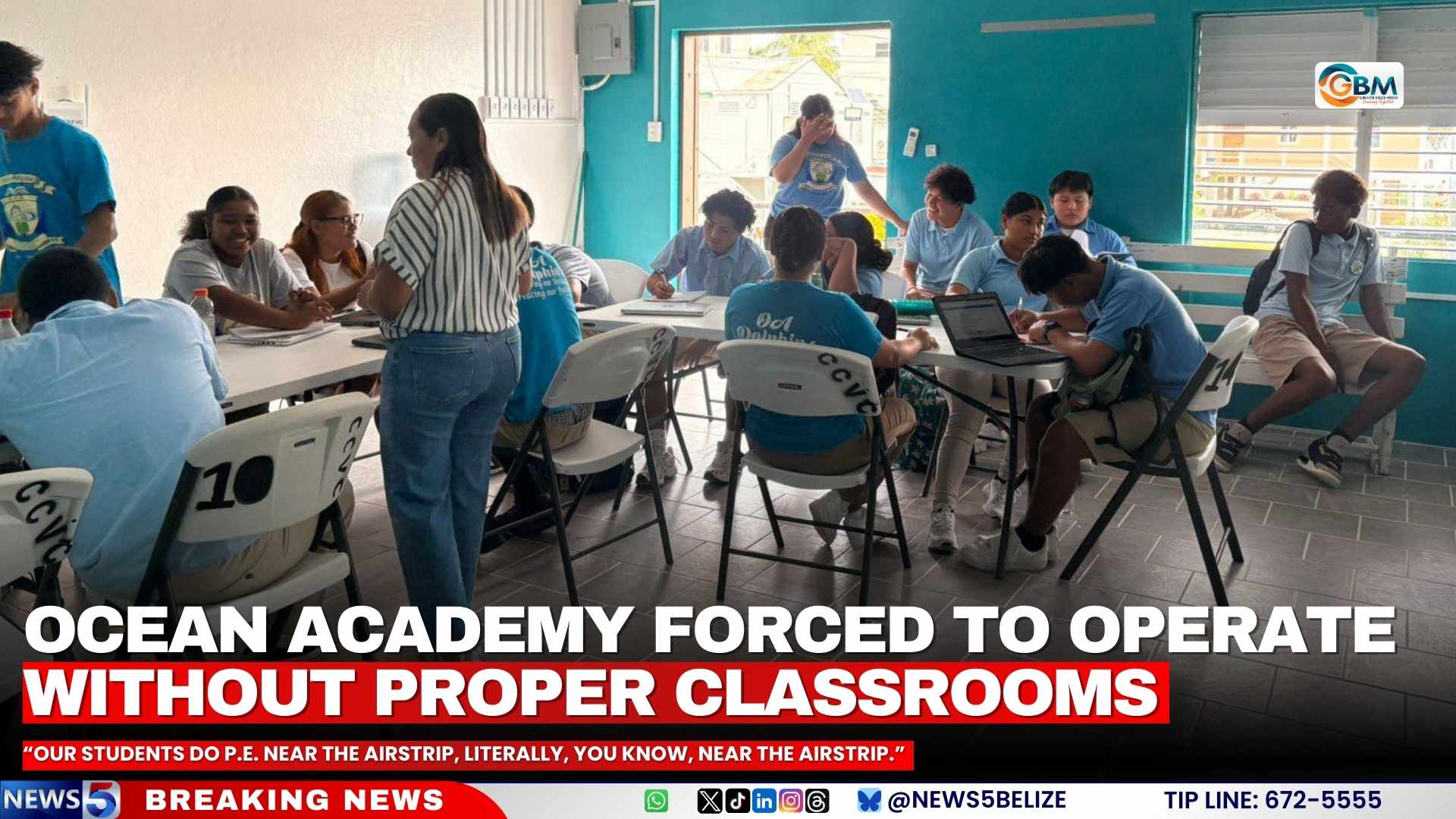 Ocean Academy Forced to Operate Without Proper Classrooms