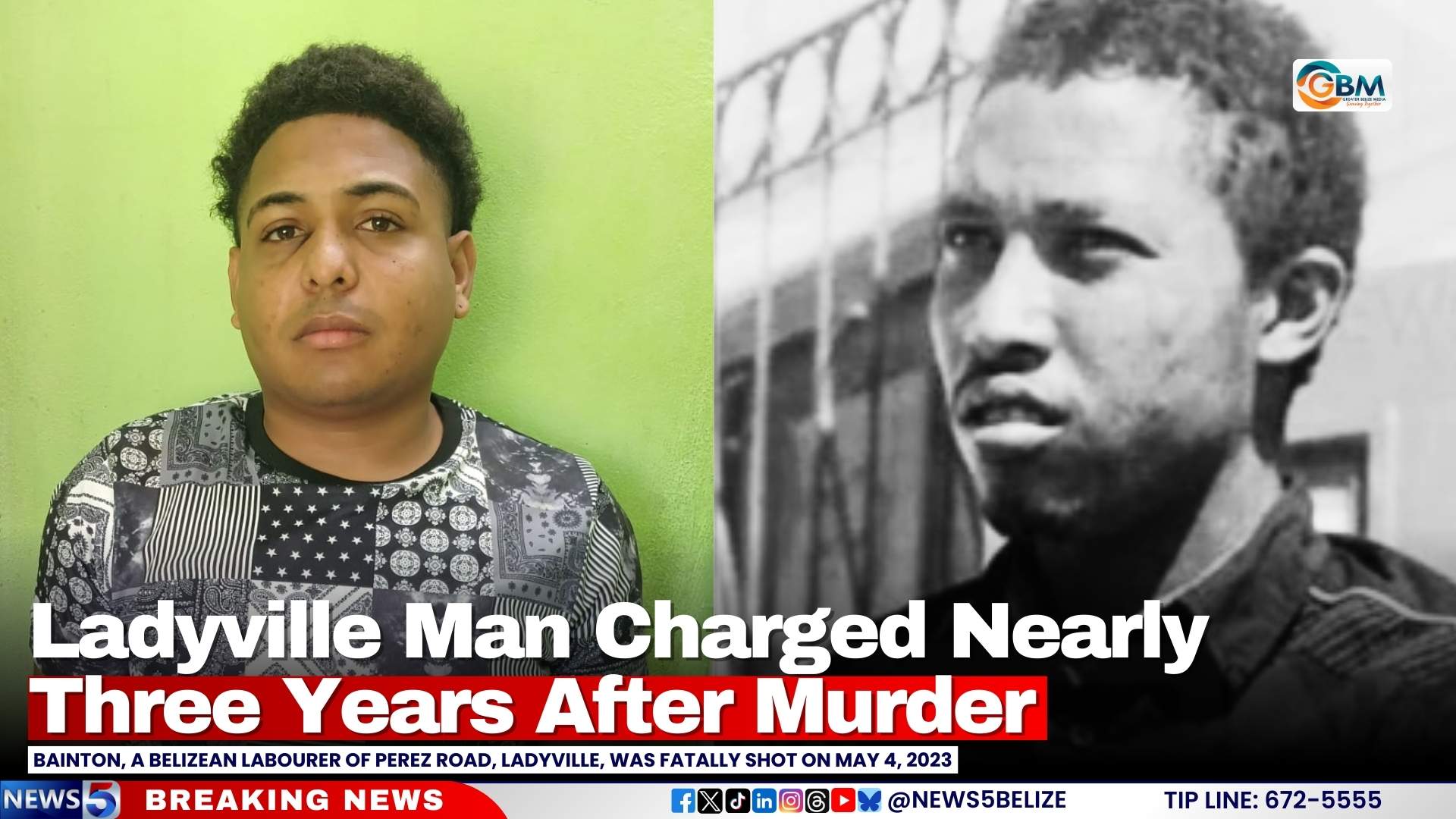 Ladyville Man Charged Nearly Three Years After Murder