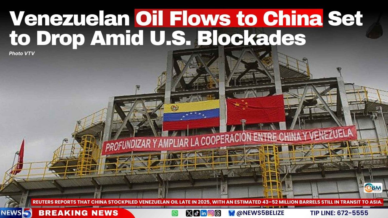 Venezuelan Oil Flows to China Set to Drop Amid U.S. Blockades