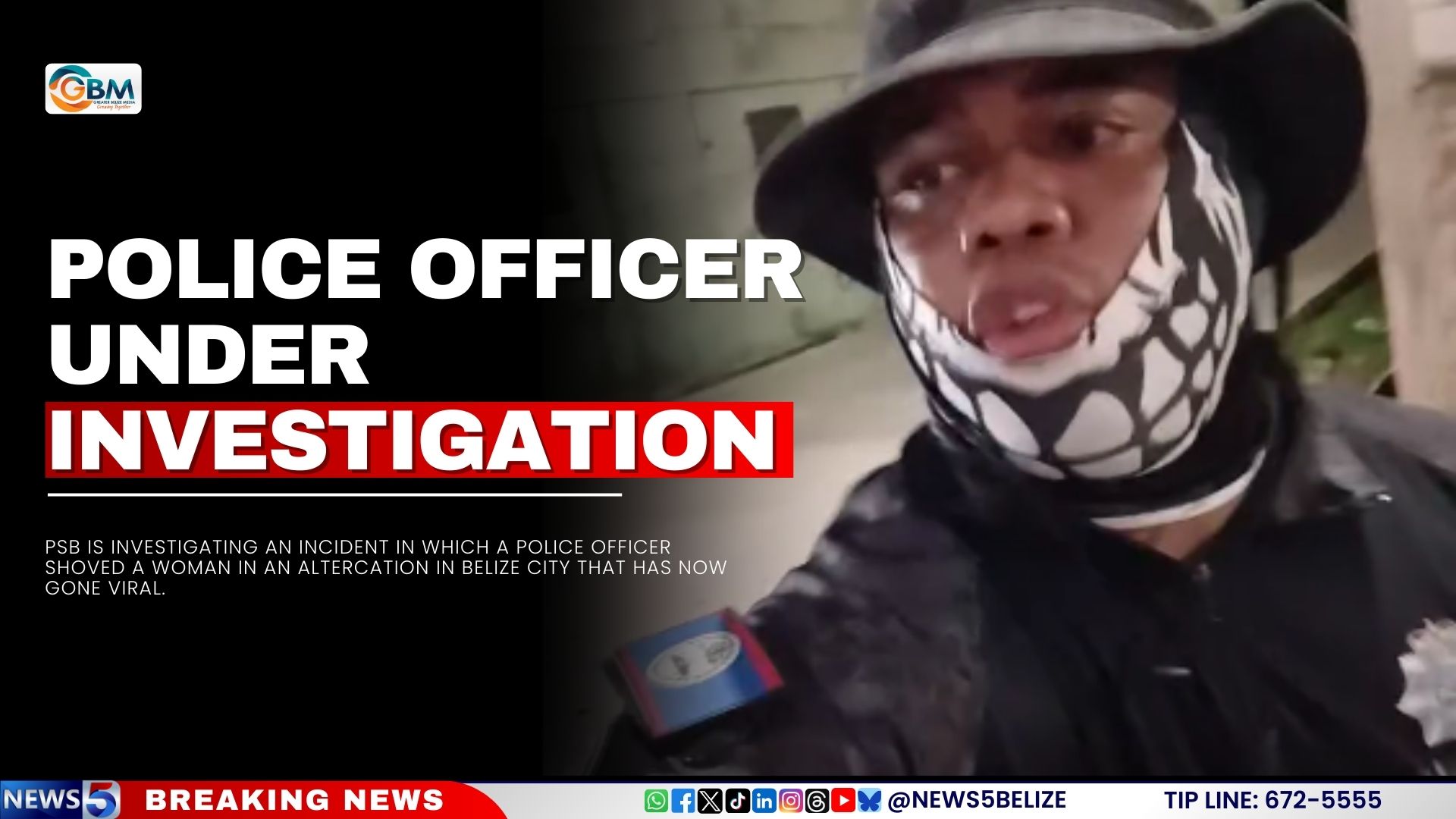 Police Officer Under Investigation