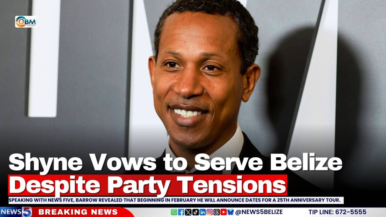 Shyne Vows to Serve Belize Despite Party Tensions