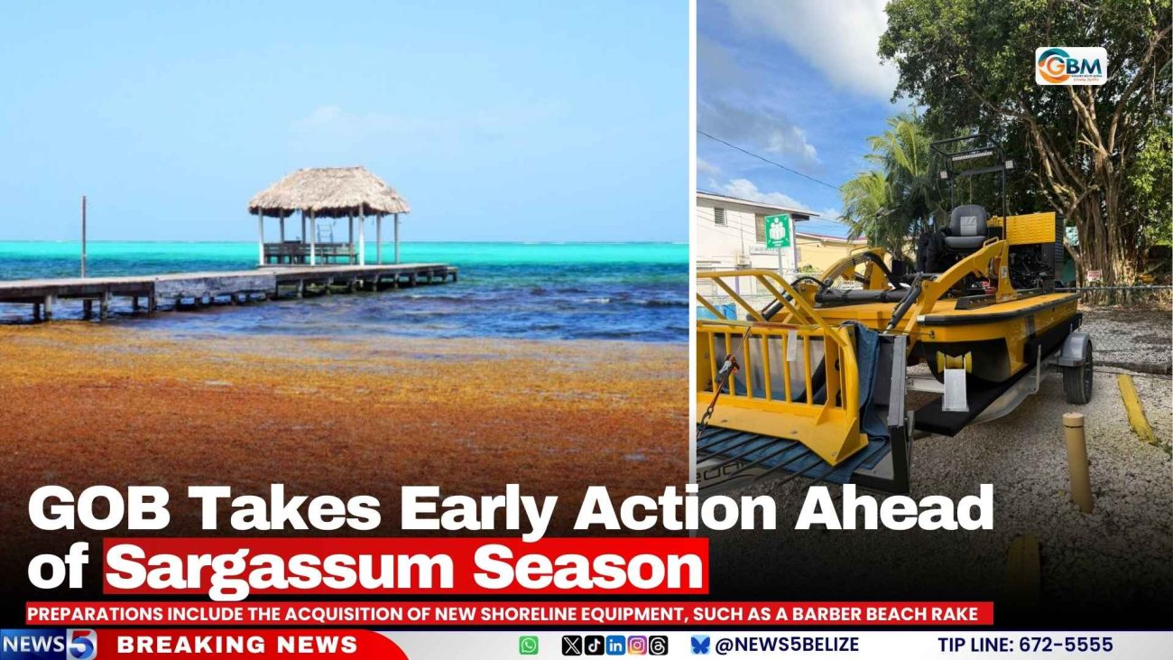 GOB Takes Early Action Ahead of Sargassum Season