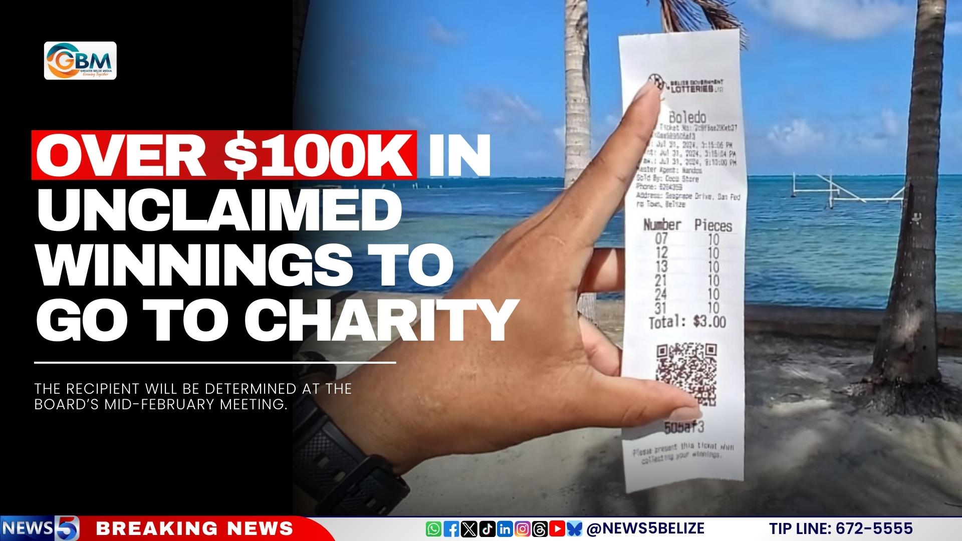 Over $100K in Unclaimed Winnings to Go to Charity