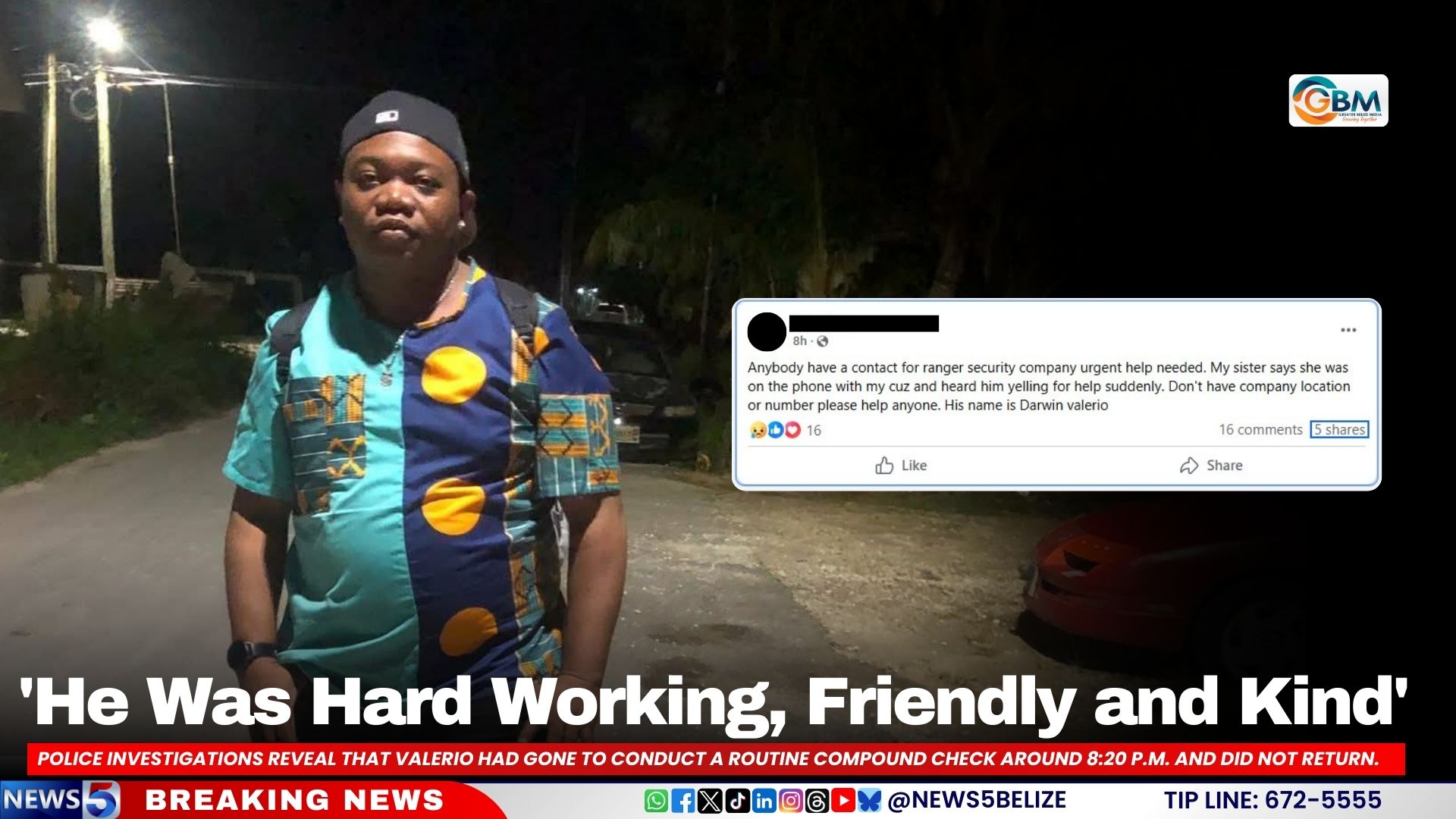 'He Was Hard Working, Friendly and Kind'