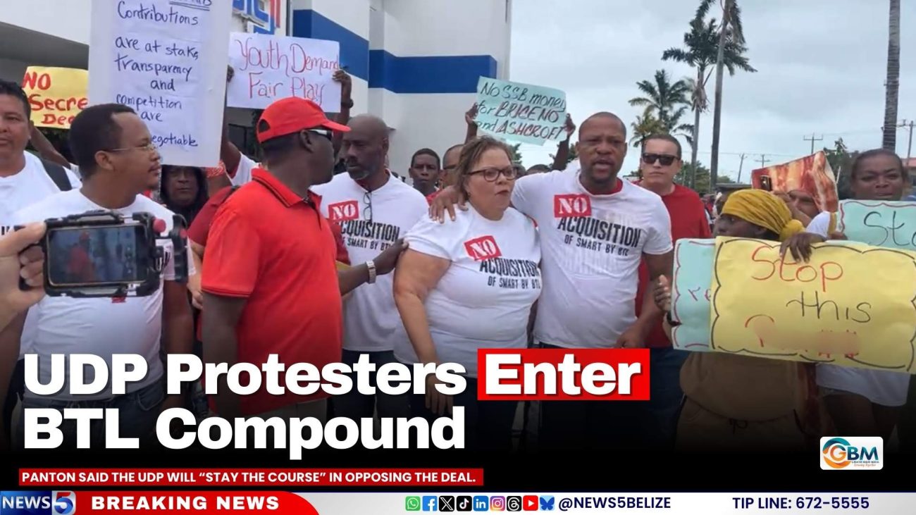 UDP Protesters Enter BTL Compound