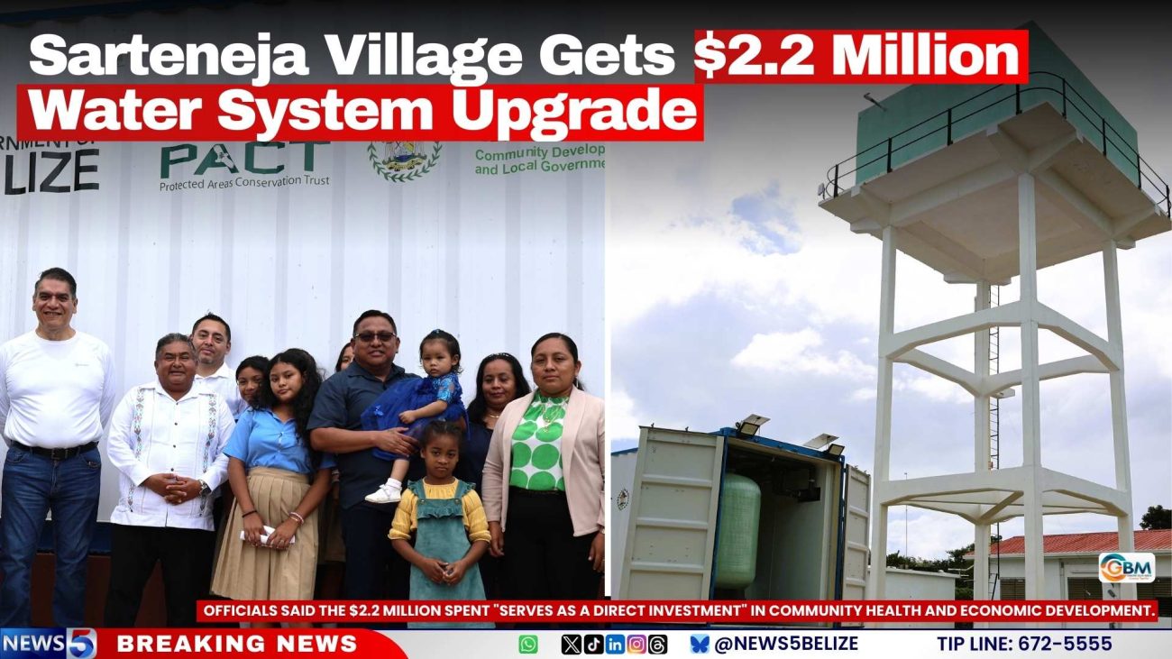 Sarteneja Village Gets $2.2 Million Water System Upgrade
