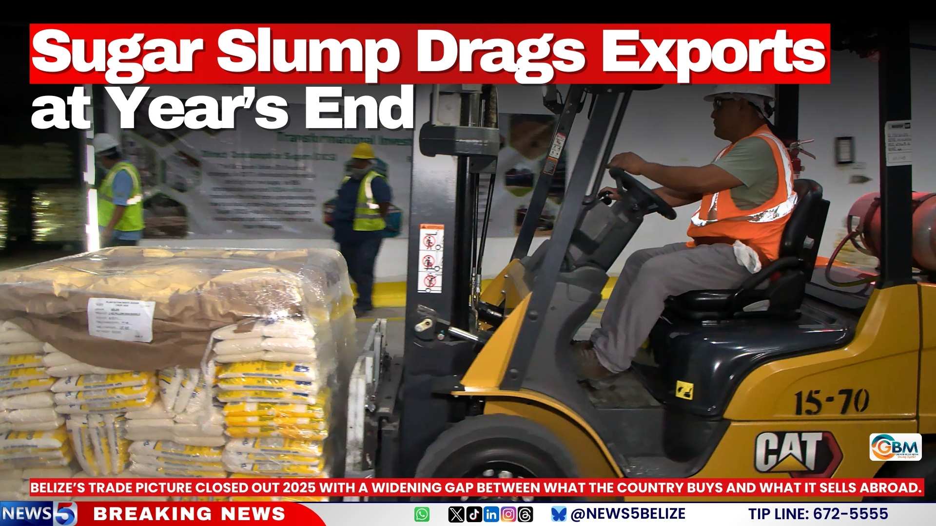 Sugar Slump Drags Exports at Year’s End