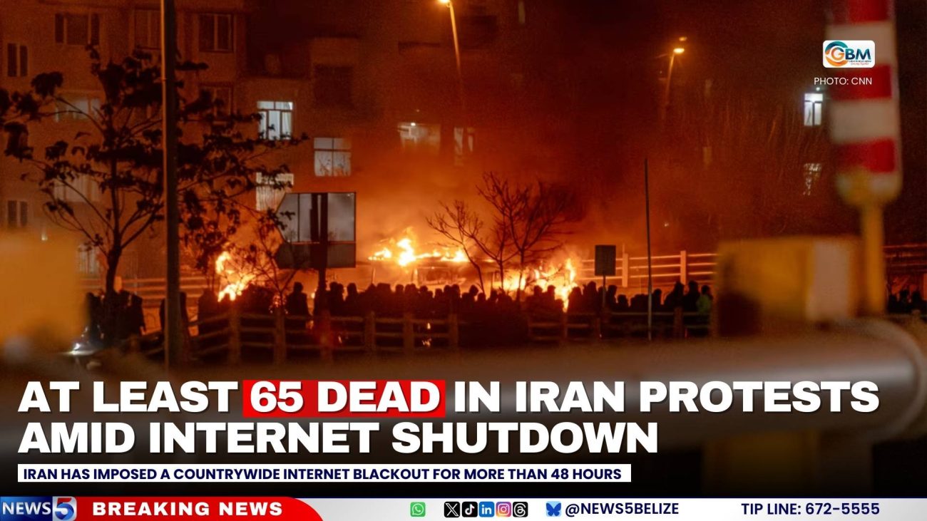 At Least 65 Dead in Iran Protests Amid Internet Shutdown