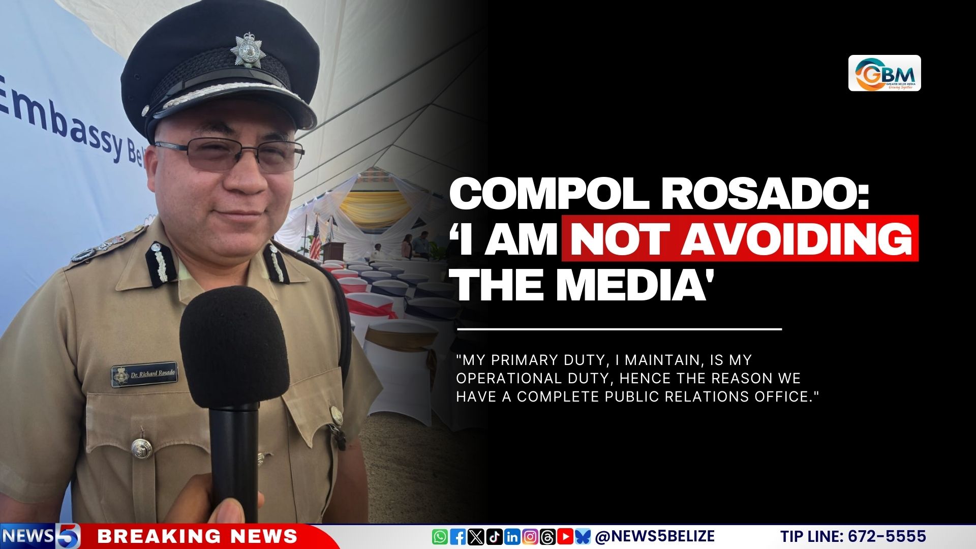 ComPol Rosado: ‘I Am Not Avoiding the Media'