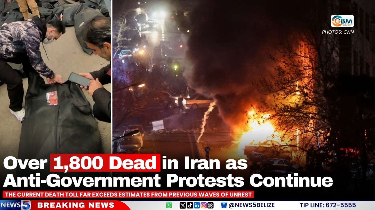 Over 1,800 Dead in Iran as Anti-Government Protests Continue