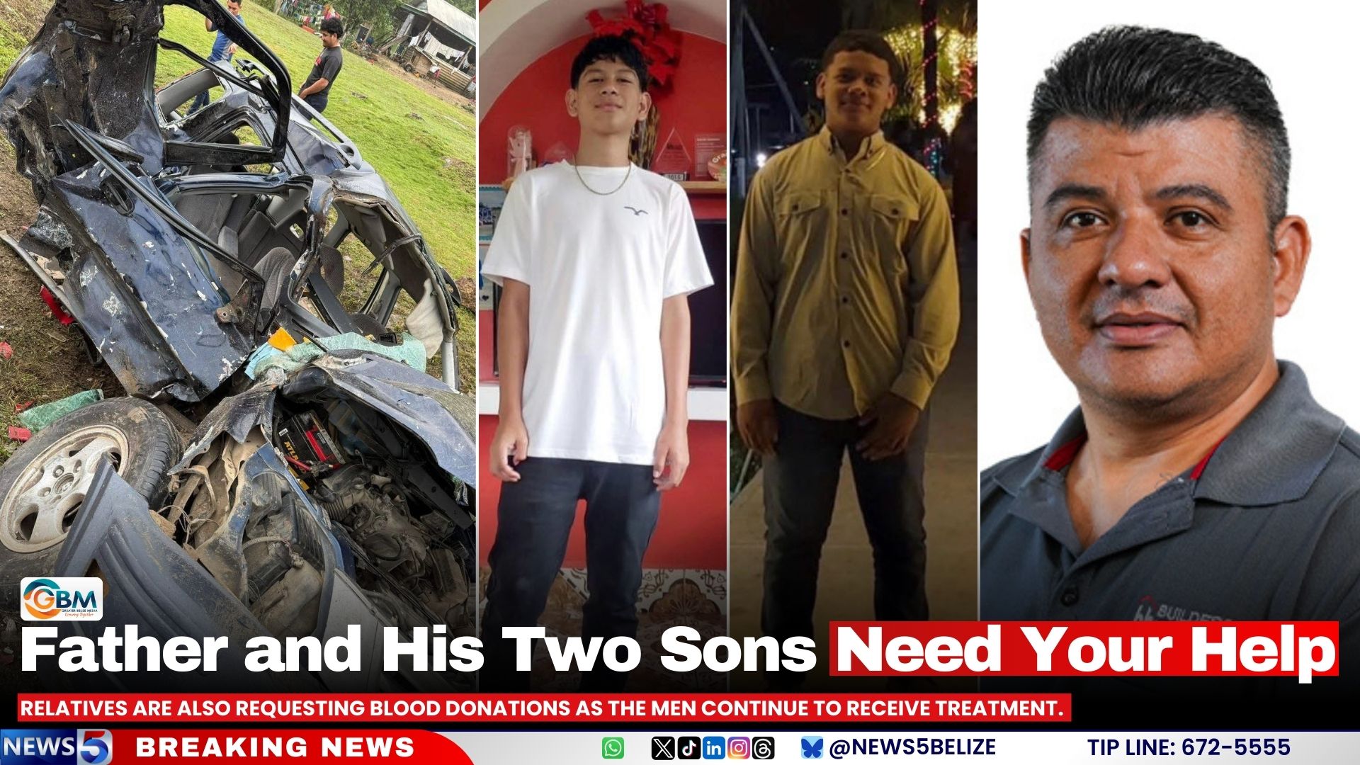 Father and His Two Sons Need Your Help