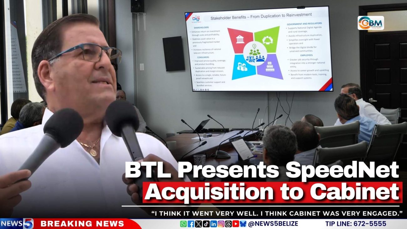 BTL Presents SpeedNet Acquisition to Cabinet