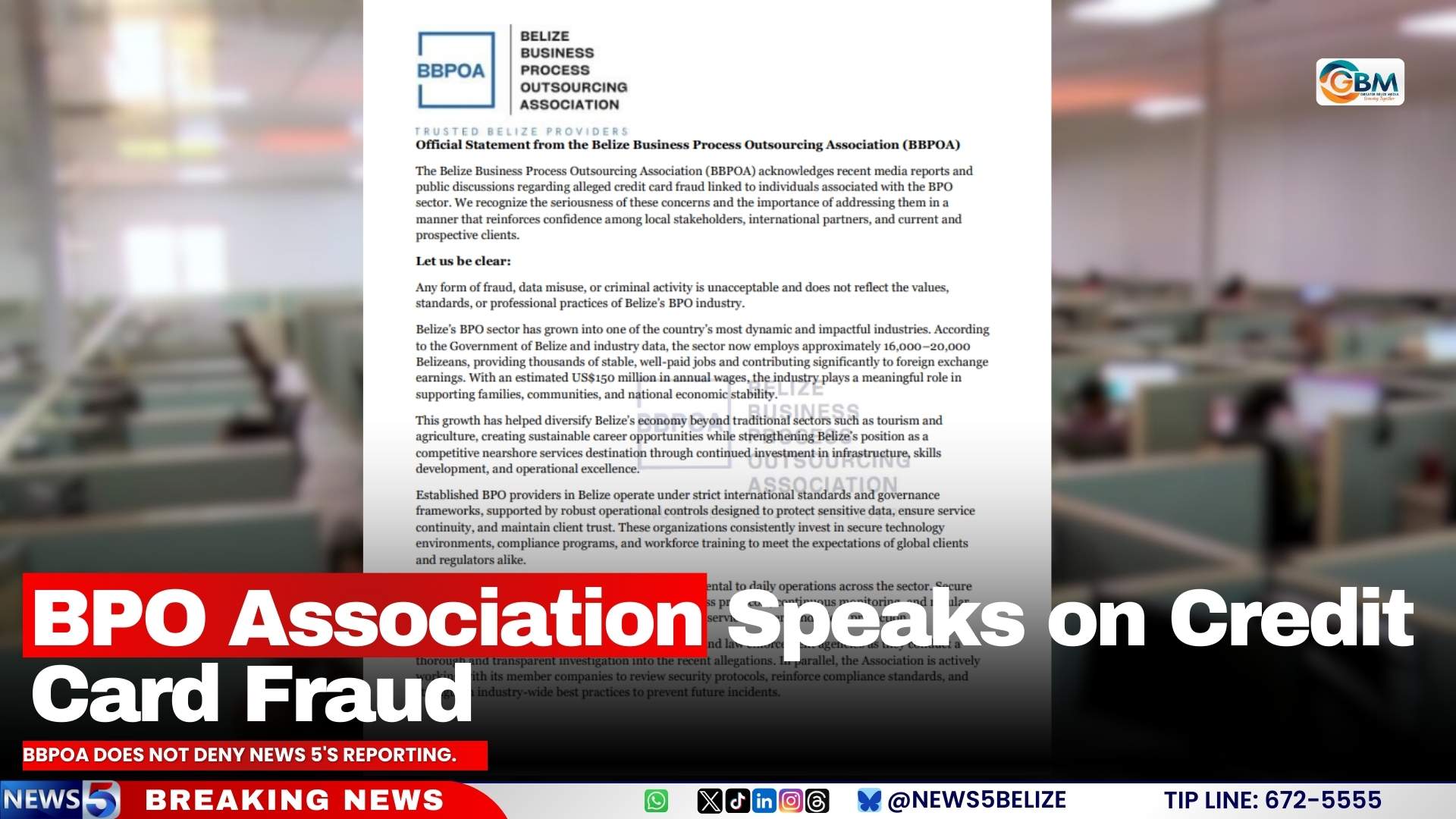 BPO Association Speaks on Credit Card Fraud