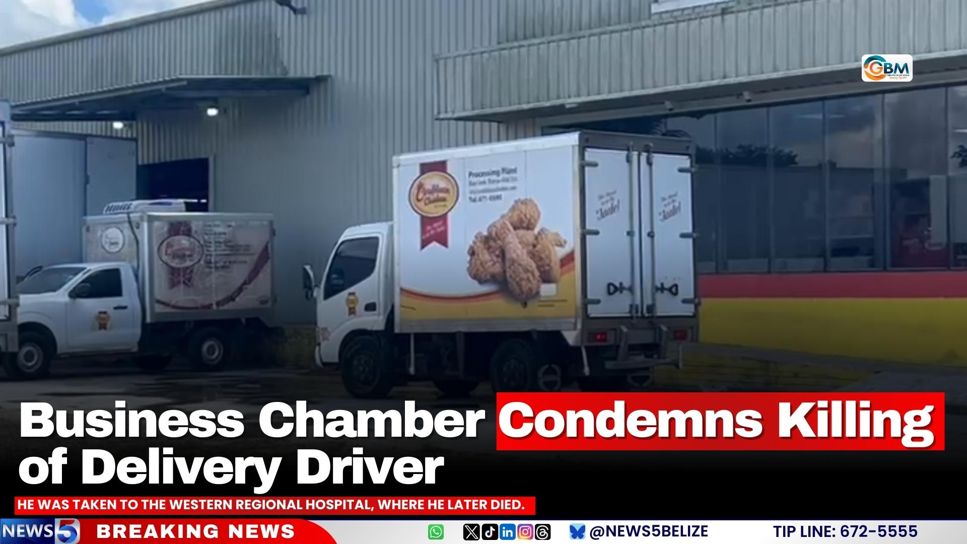 Business Chamber Condemns Killing of Delivery Driver