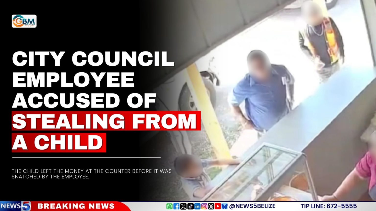 City Council Employee Accused of Stealing From A Child | Greater Belize ...
