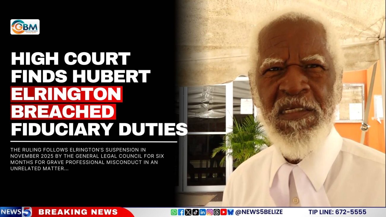 High Court Finds Hubert Elrington Breached Fiduciary Duties