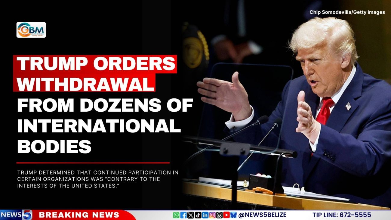 Trump Orders Withdrawal From Dozens of International Bodies