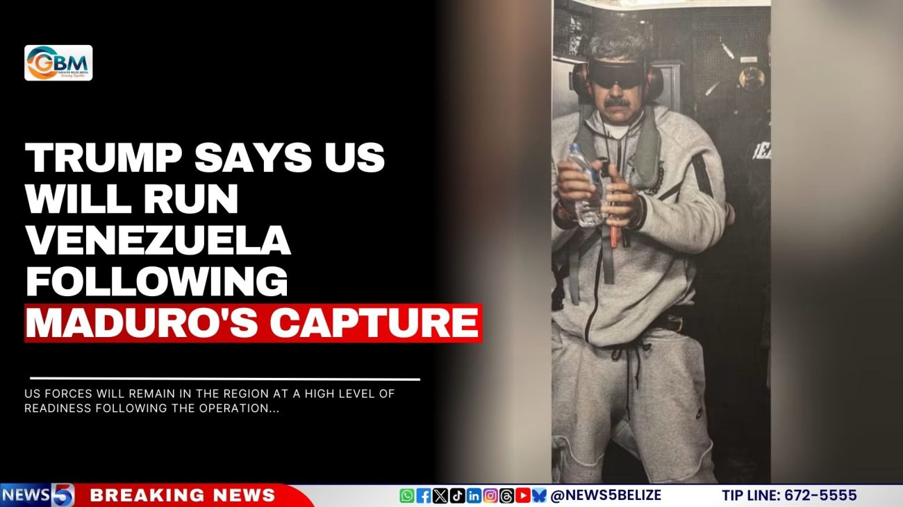 Trump Says US Will Run Venezuela Following Maduro's Capture