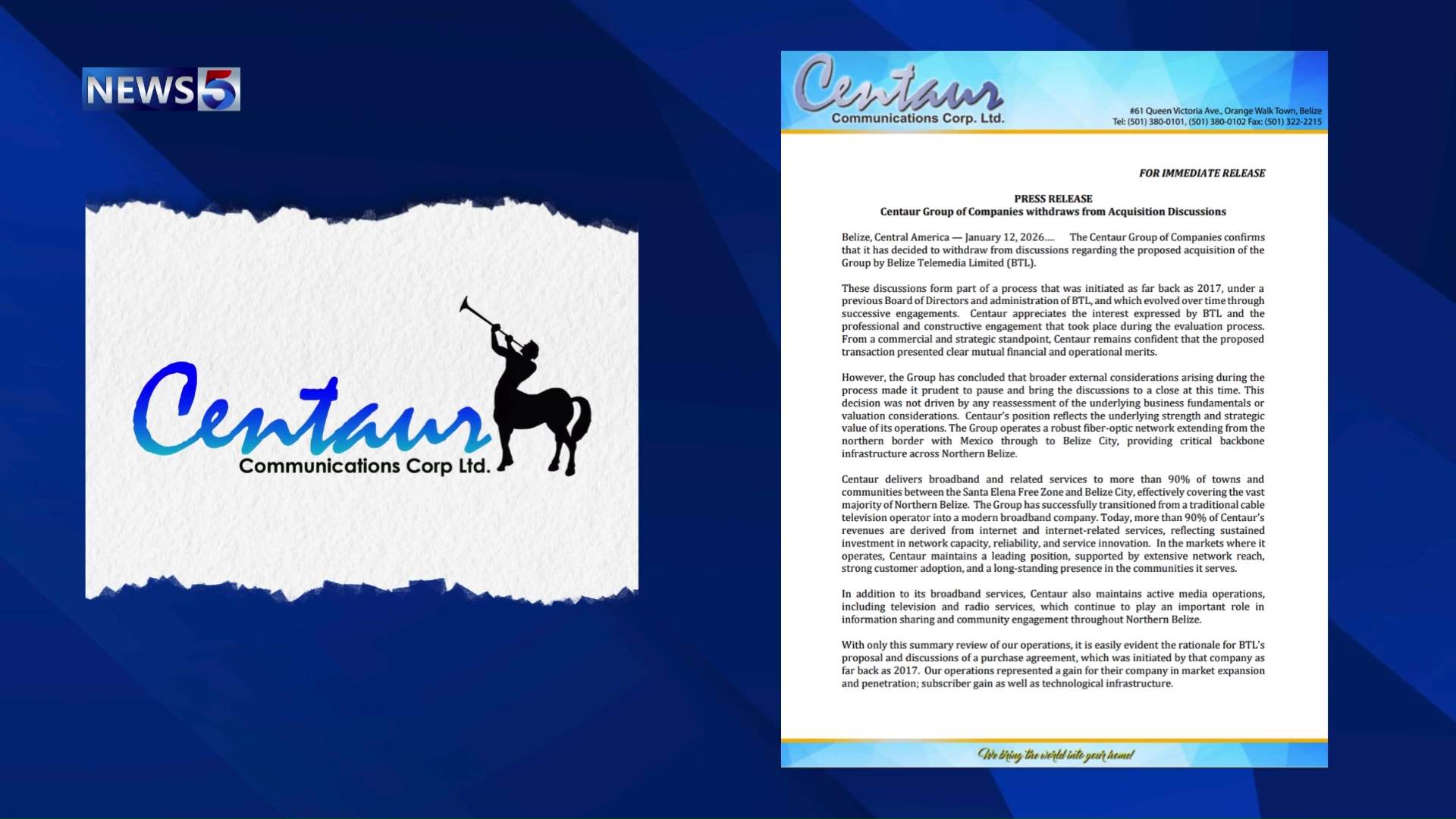 Cabinet Yet to Be Briefed on BTL Negotiations