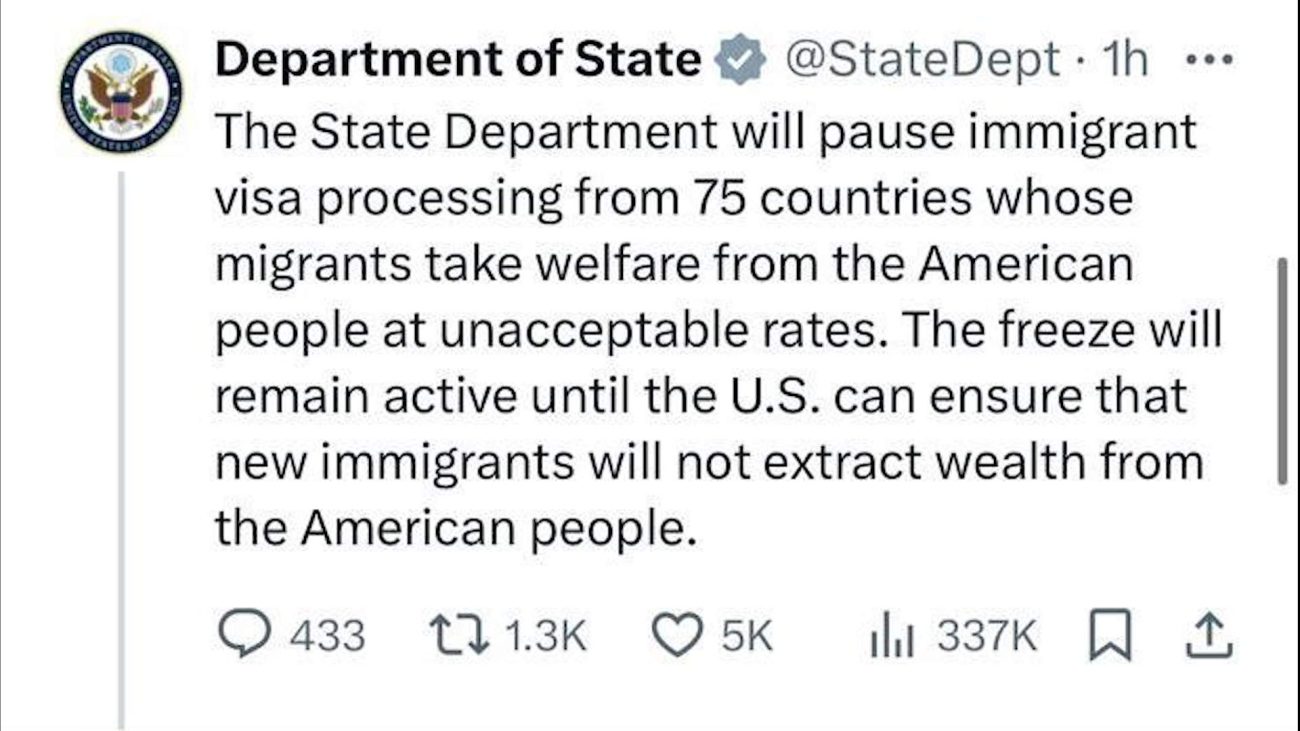 Belize Included in U.S. Immigrant Visa Suspension