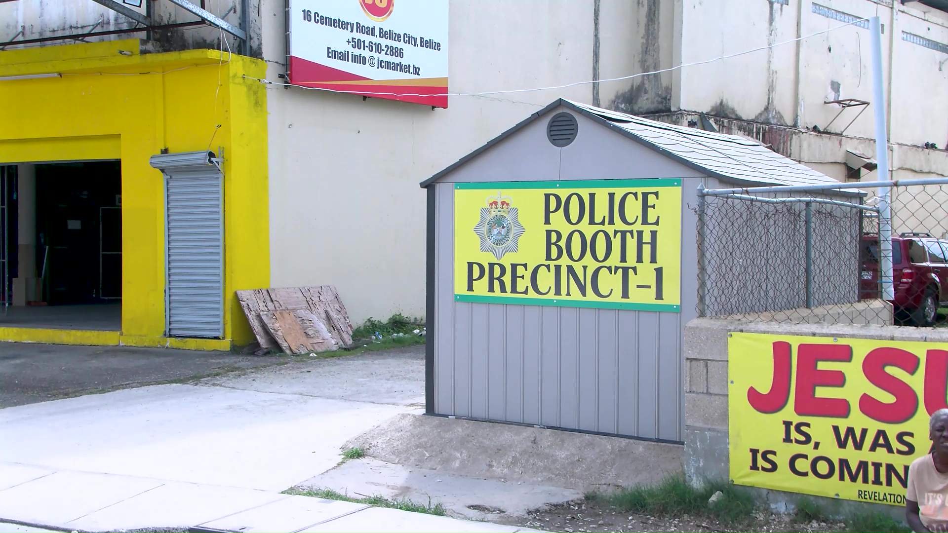 Business Community Donates Police Booth