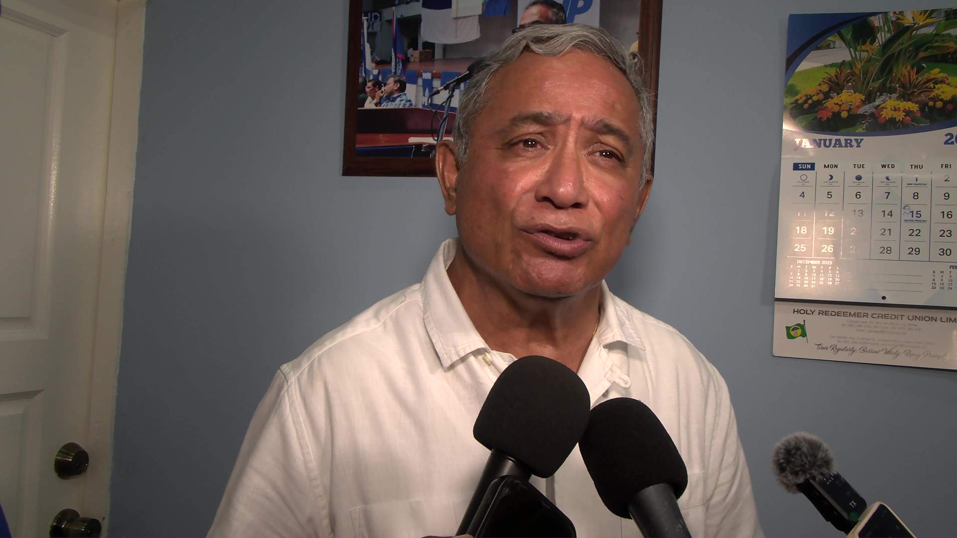 Prime Minister John Briceño