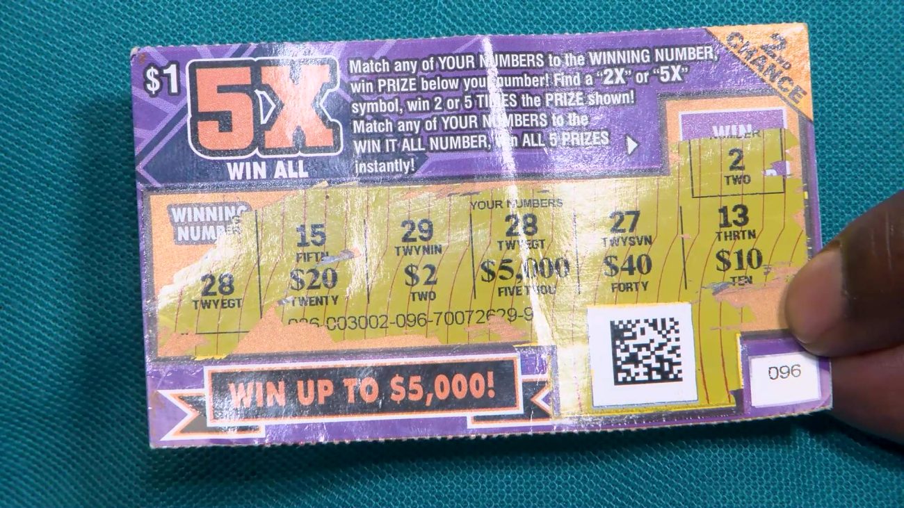 Man Nearly Threw Away $5K Scratch and Win Ticket