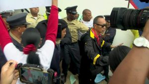 Lee Mark Chang Halts Protesters at BTL Door