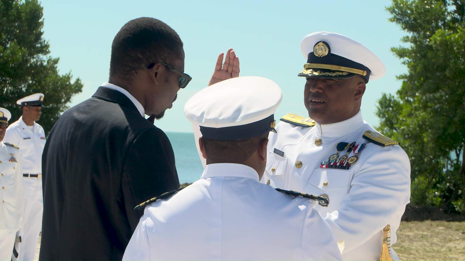 Rear Admiral Gregory Soberanis Takes Command at BCG