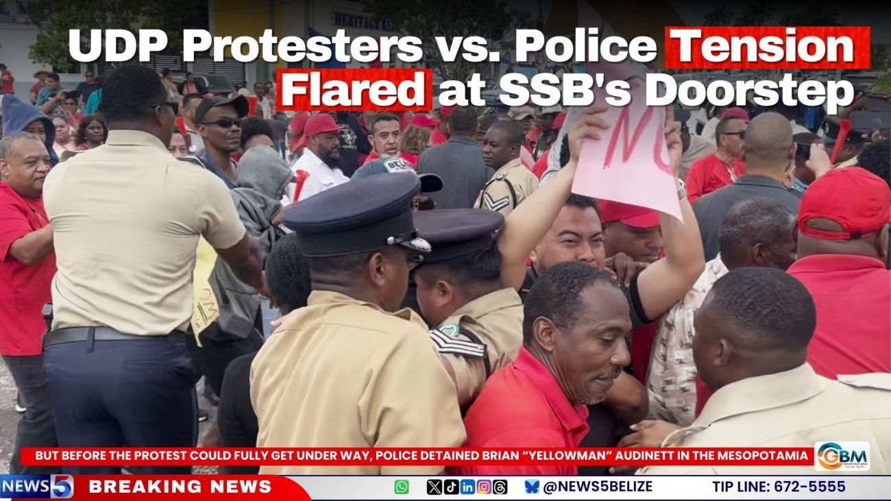 UDP Protesters vs. Police Tension Flared at SSB's Doorstep