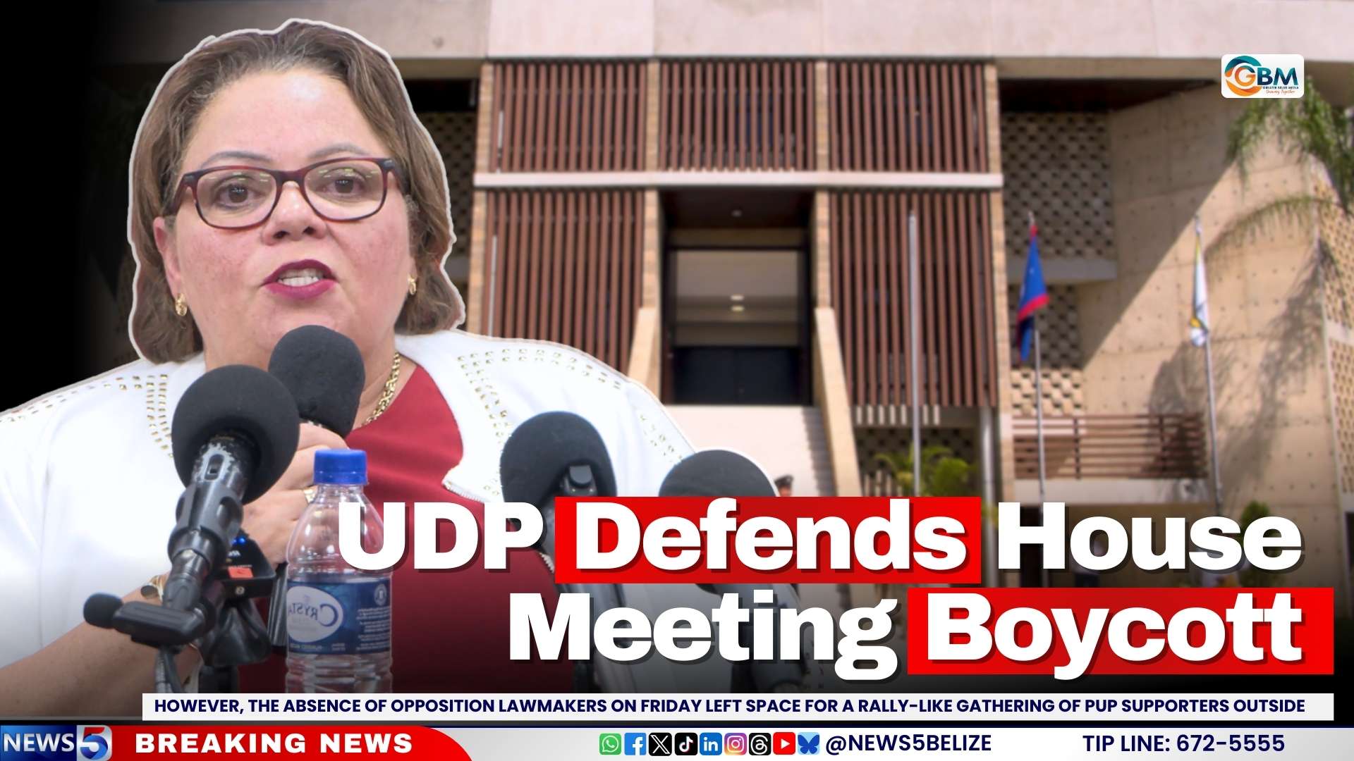 UDP Defends House Meeting Boycott