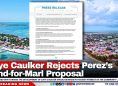 Caye Caulker Rejects Perez’s Sand-for-Marl Proposal