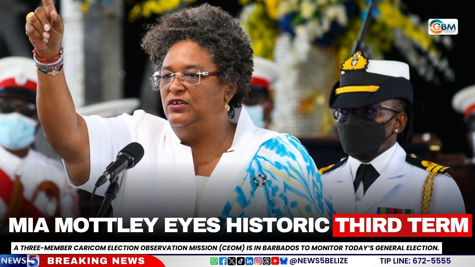 Mia Mottley Eyes Historic Third Term