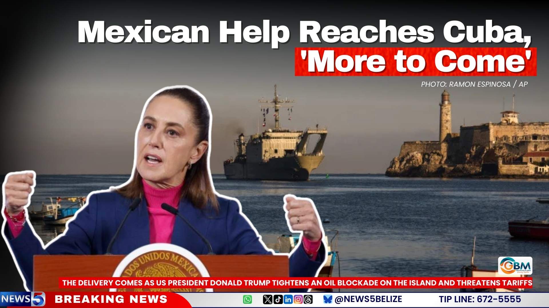 Mexican Help Reaches Cuba, 'More to Come'