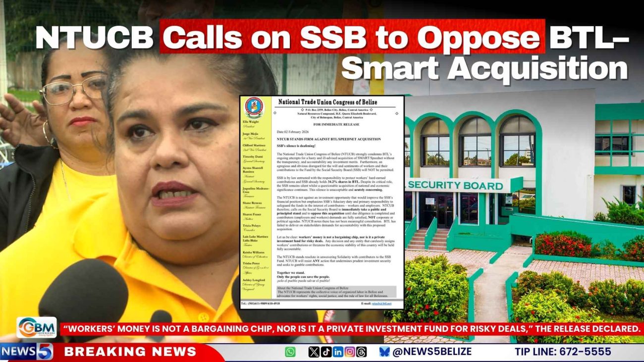 NTUCB Calls on SSB to Oppose BTL–Smart Acquisition