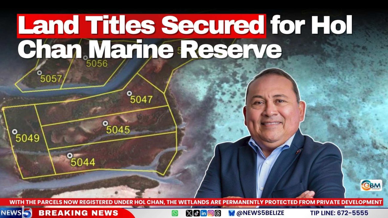 Land Titles Secured for Hol Chan Marine Reserve