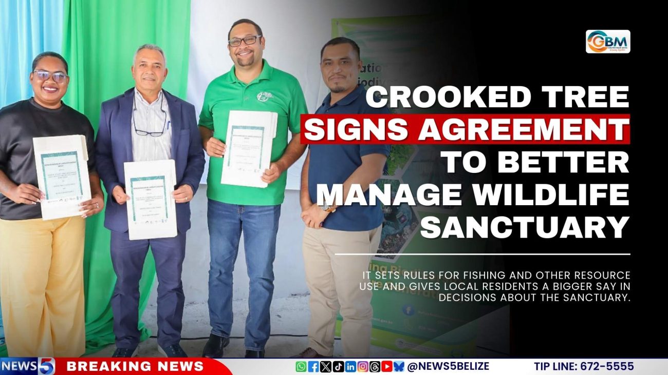 Crooked Tree Signs Agreement to Better Manage Wildlife Sanctuary