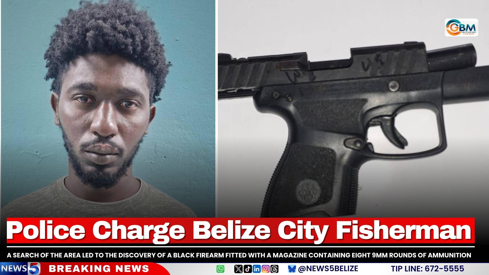 Police Charge Belize City Fisherman