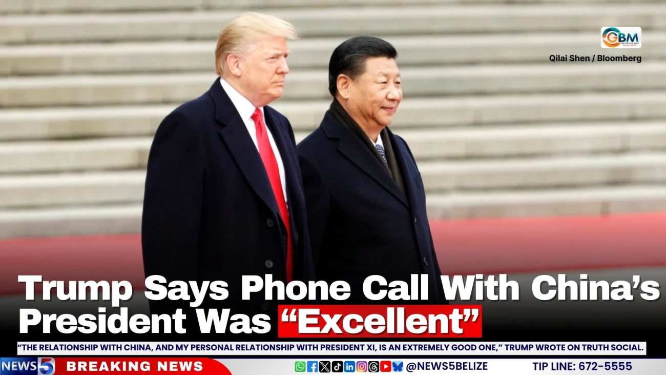Trump Says Phone Call With China’s President Was “Excellent”