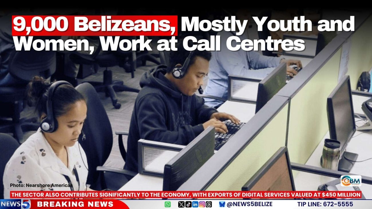9,000 Belizeans, Mostly Youth and Women, Work at Call Centres