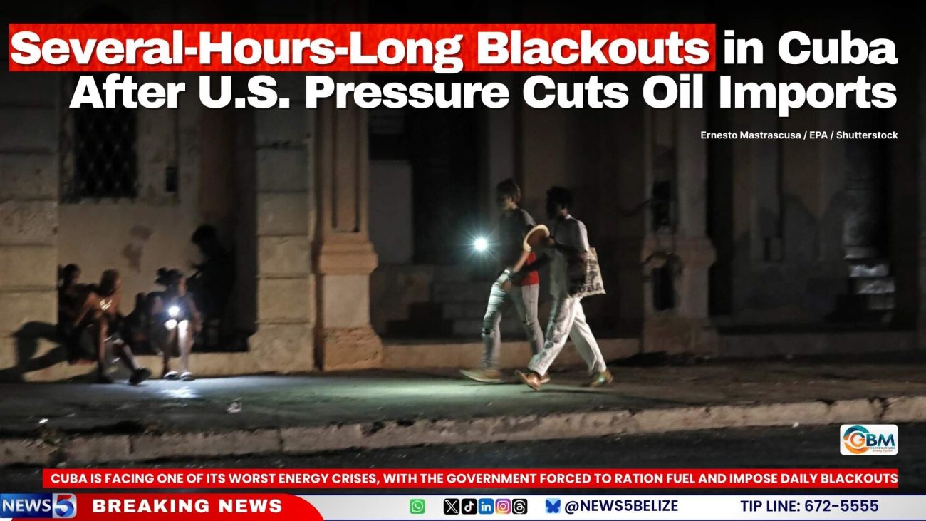 Several-Hours-Long Blackouts in Cuba After U.S. Pressure Cuts Oil Imports