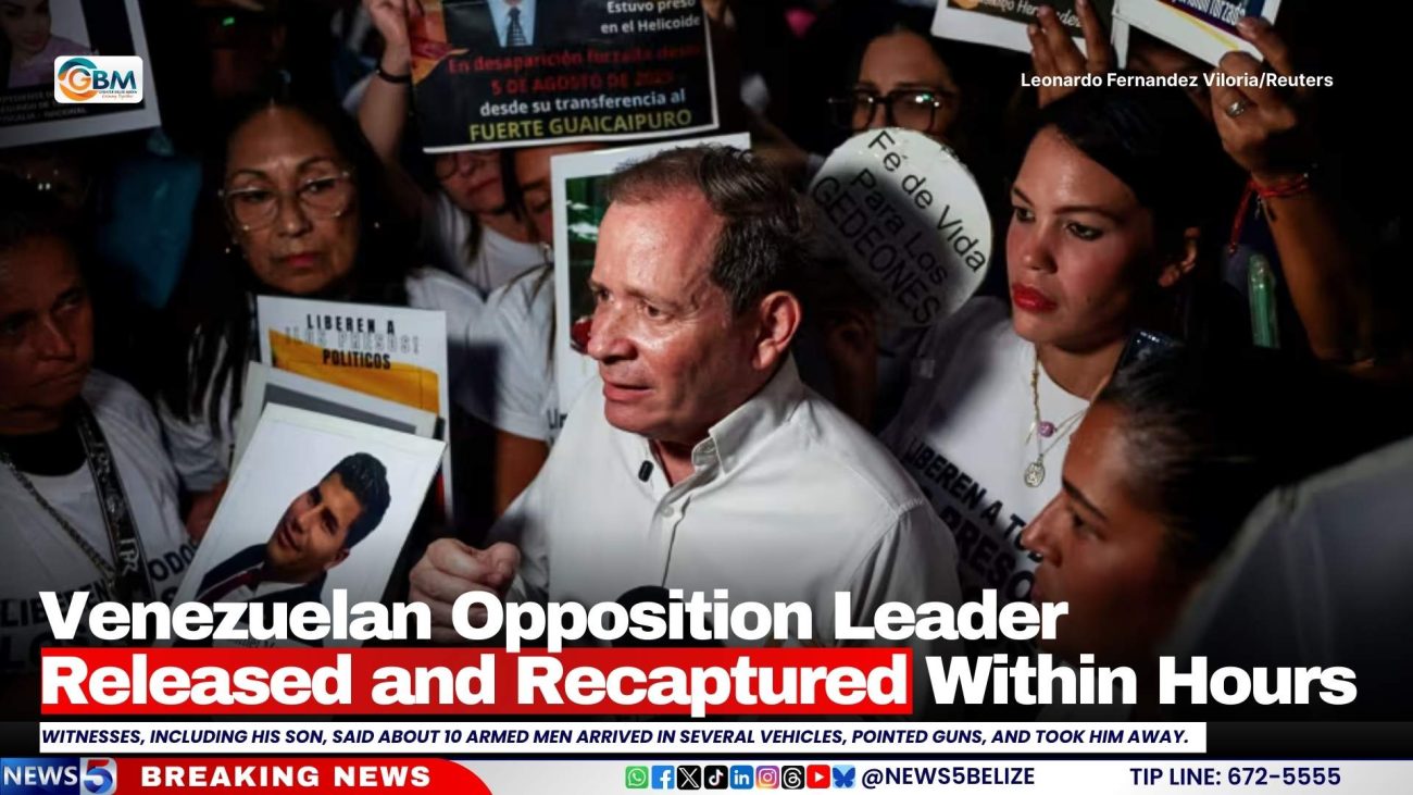 Venezuelan Opposition Leader Released and Recaptured Within Hours