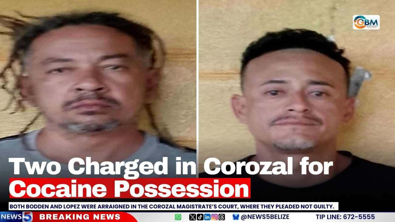 Two Charged in Corozal for Cocaine Possession