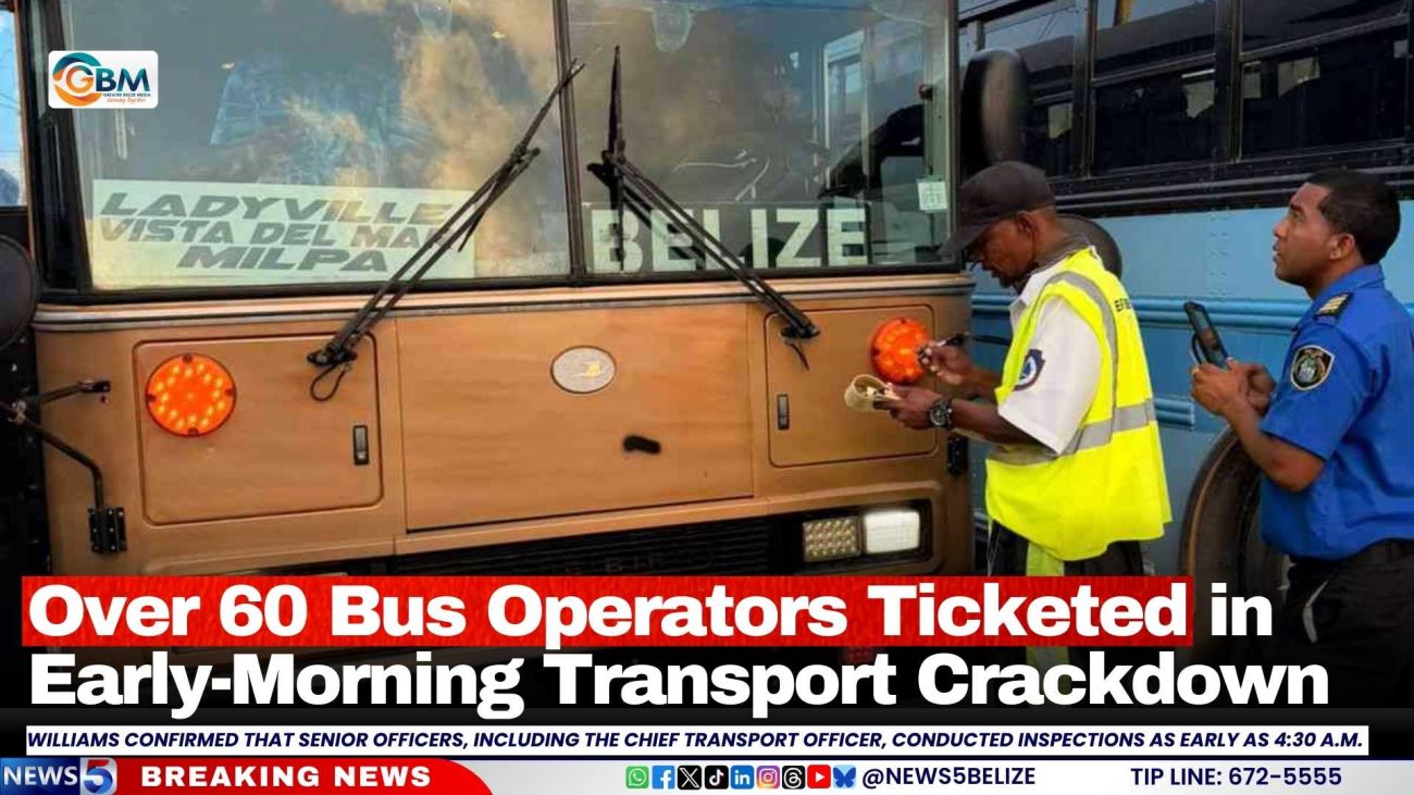 Over 60 Bus Operators Ticketed in Early-Morning Transport Crackdown